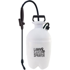 1 Gallon Garden Pump Sprayer with Adjustable Nozzle – Translucent Tank
