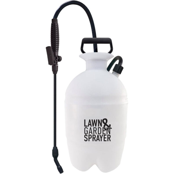 1 Gallon Garden Pump Sprayer with Adjustable Nozzle – Translucent Tank